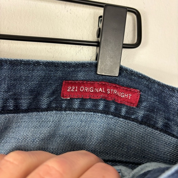Lucky Brand 221 Original Straight Mens 38X34 Med Wash Classic Worn In Look - Picture 4 of 6